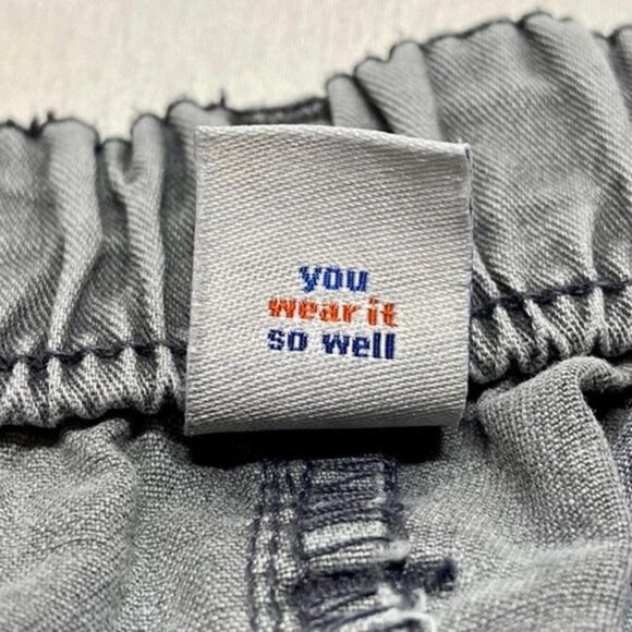 Old Navy OG Chino Pant Women's Medium Washed Gray Cotton Blend Casual GUC - Picture 9 of 12